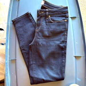 PAIGE Verdugo Ankle Skinny Jeans Stretch Color Deep Blue Size 29